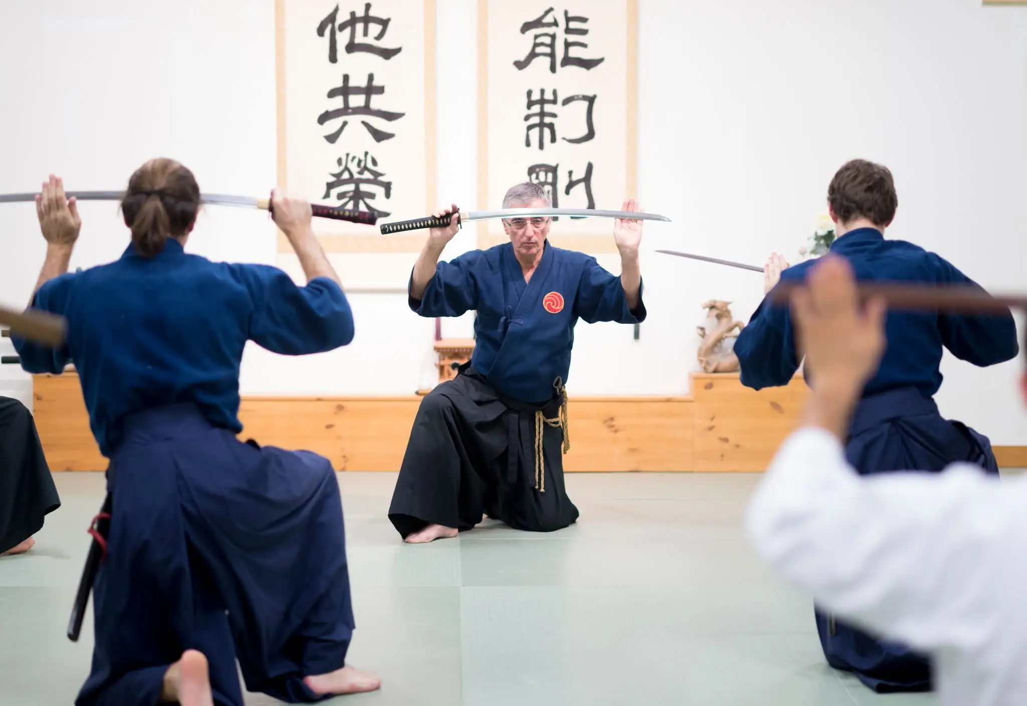 Pratica tradizionale nel dojo fondato da Luigi Carniel