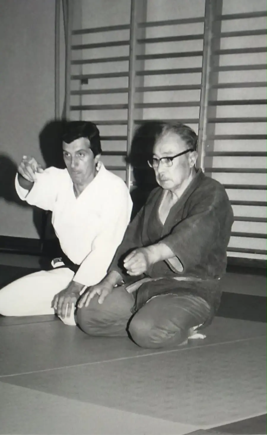 Luigi Carniel con Mochizuki Minoru Sensei