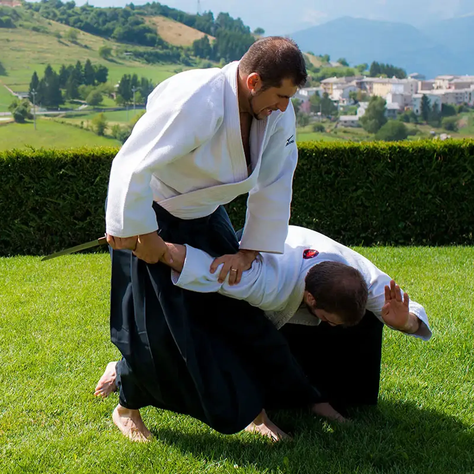 Pratica di Aiki-Jujutsu della Taki no Kan